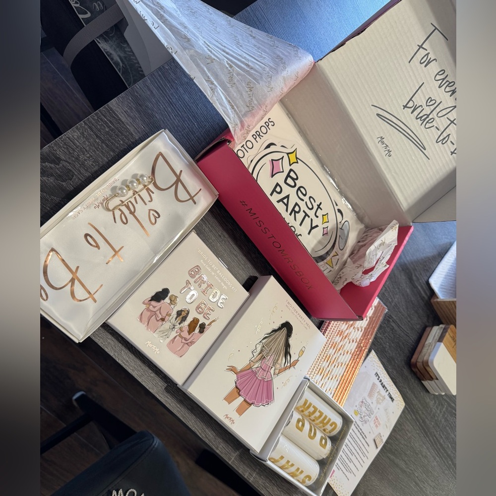 Miss to Mrs Bridal Shower Party Box